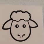 Schaf ausgedruckt